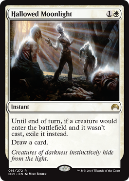 Hallowed Moonlight (Magic Origins) Light Play Foil