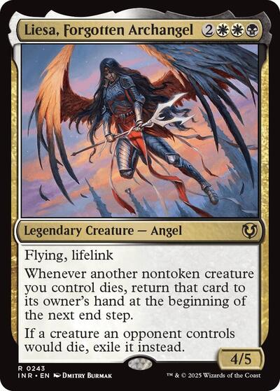 Liesa, Forgotten Archangel (Innistrad Remastered) Light Play Foil