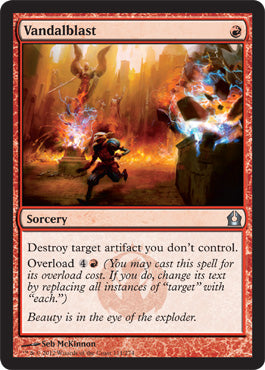 Vandalblast (Return to Ravnica) Light Play