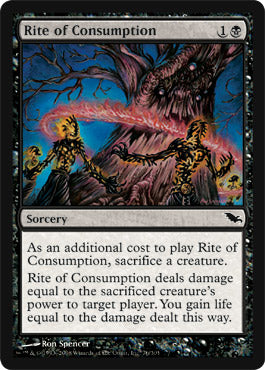 Rite of Consumption (Shadowmoor) Light Play Foil