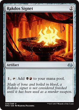 Rakdos Signet (Modern Masters 2017) Light Play Foil