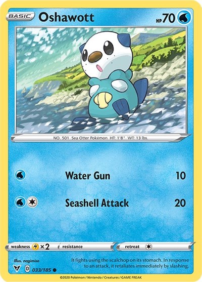 Oshawott (SWSH04: Vivid Voltage) Light Play