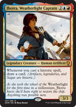 Jhoira, Weatherlight Captain (Dominaria) Light Play