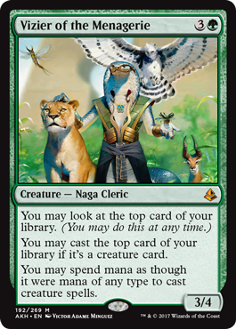 Vizier of the Menagerie (Amonkhet) Light Play