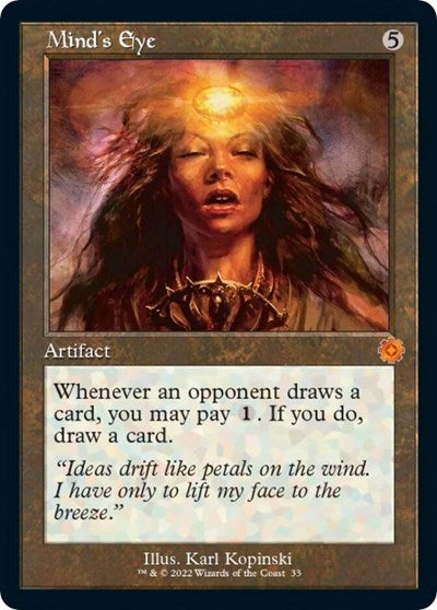 Mind's Eye (The Brothers' War: Retro Frame Artifacts) Light Play Foil