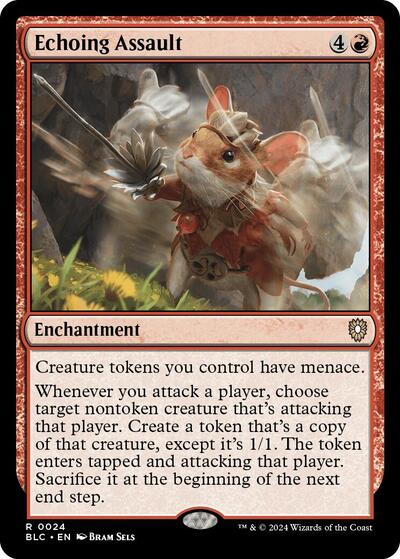 Echoing Assault (Commander: Bloomburrow) Light Play