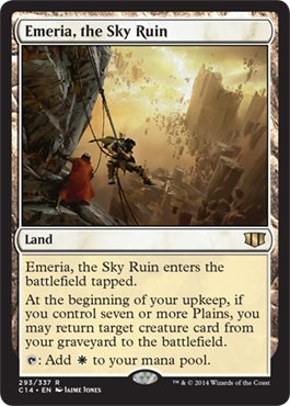 Emeria, the Sky Ruin (Commander 2014 Edition) Light Play