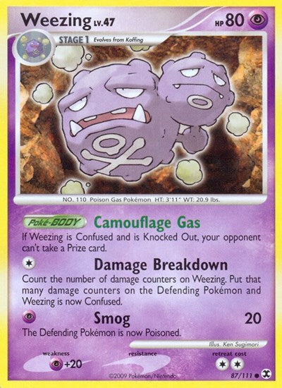 Weezing (Rising Rivals) Medium Play