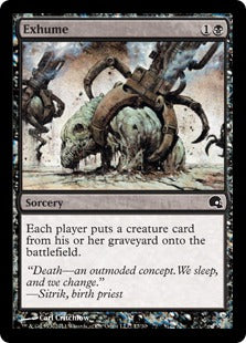 Exhume (Premium Deck Series: Graveborn) Light Play Foil