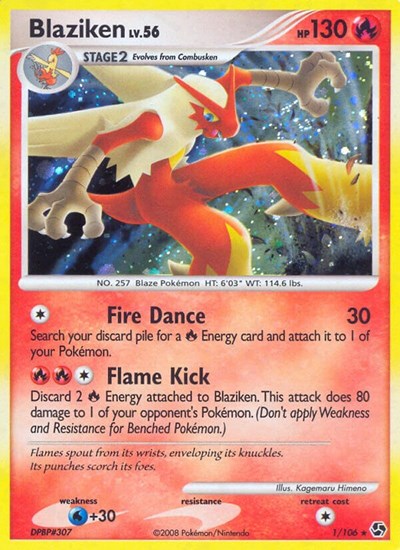 Blaziken (Great Encounters) Light Play Holofoil