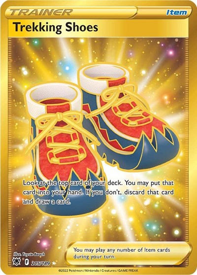 Trekking Shoes (Secret) (SWSH10: Astral Radiance) Light Play Holofoil