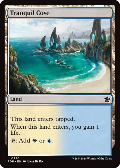 Tranquil Cove (Foundations) Near Mint Foil