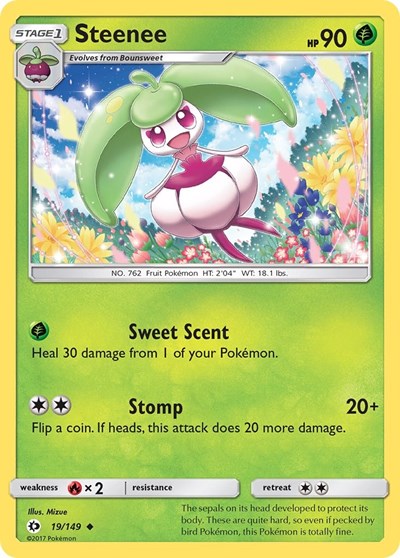 Steenee (SM Base Set) Light Play