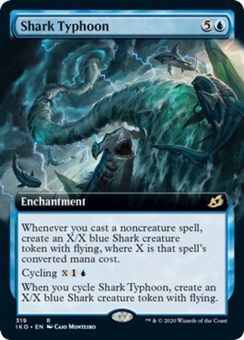 Shark Typhoon (Extended Art) (Ikoria: Lair of Behemoths) Light Play