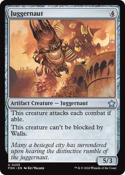 Juggernaut (Foundations) Near Mint Foil