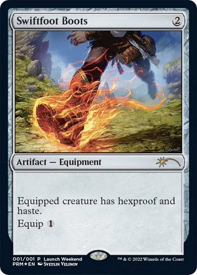 Swiftfoot Boots (Promos: WPN and Gateway) Light Play Foil