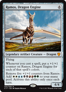 Ramos, Dragon Engine (Commander 2017) Light Play Foil