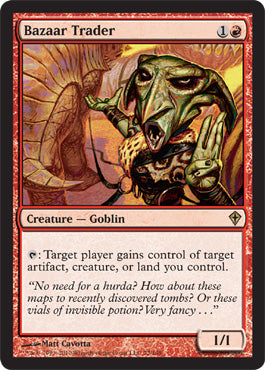 Bazaar Trader (Worldwake) Light Play Foil