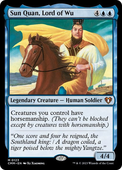 Sun Quan, Lord of Wu (Commander Masters) Light Play Foil