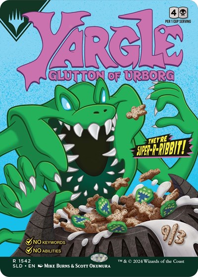 Yargle, Glutton of Urborg (Secret Lair) Light Play Foil