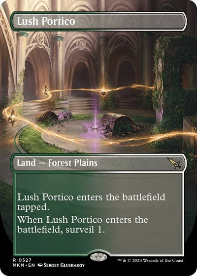 Lush Portico (Borderless) (Murders at Karlov Manor) Light Play