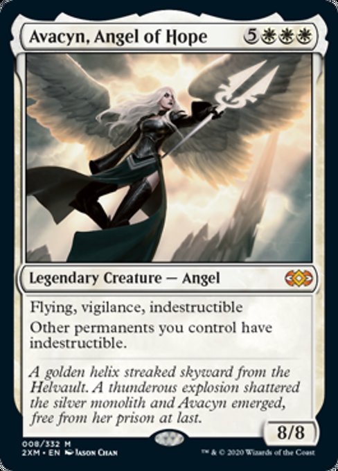 Avacyn, Angel of Hope (Double Masters) Light Play