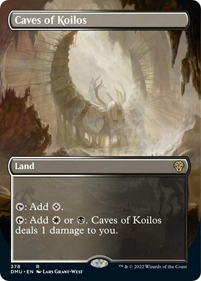 Caves of Koilos (Borderless) (Dominaria United) Light Play Foil