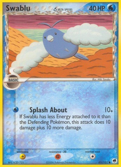 Swablu (Delta Species) (Dragon Frontiers) Light Play