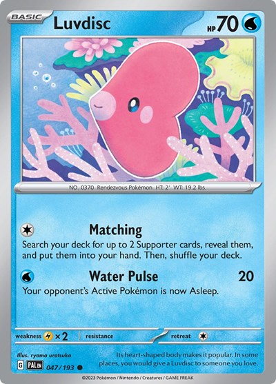 Luvdisc (SV02: Paldea Evolved) Light Play