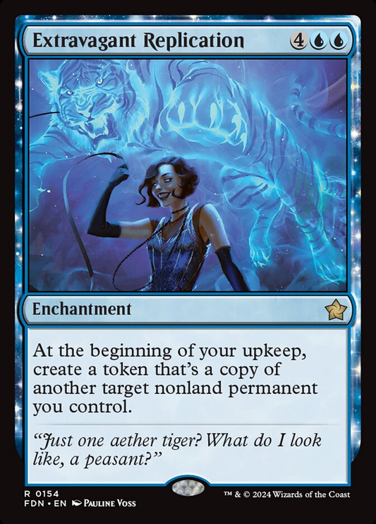 Extravagant Replication (Commander: Duskmourn: House of Horror) Light Play