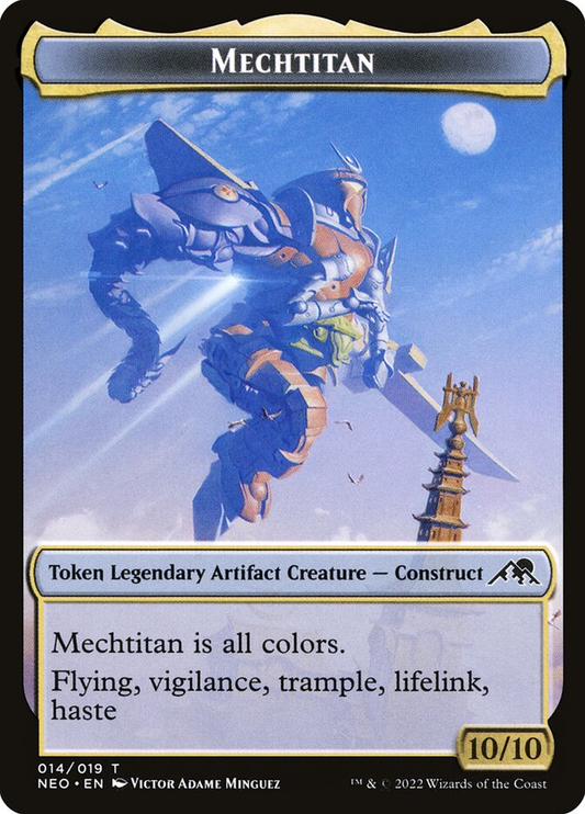 Mechtitan Token (Kamigawa: Neon Dynasty) Light Play