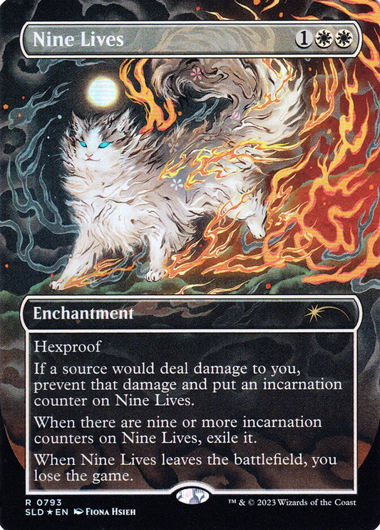 Nine Lives (Secret Lair) Light Play Foil