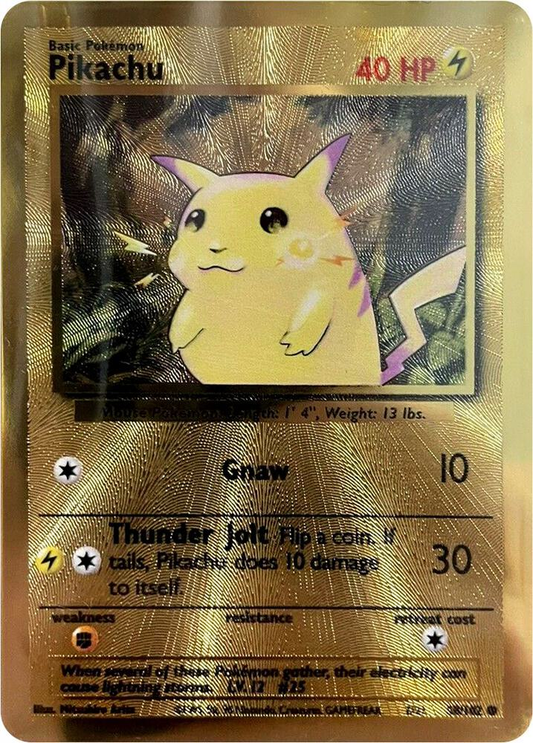 Pikachu (Celebrations Metal Promo) Light Play Holofoil