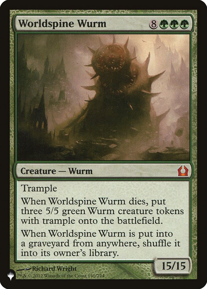 Worldspine Wurm (The List) Light Play