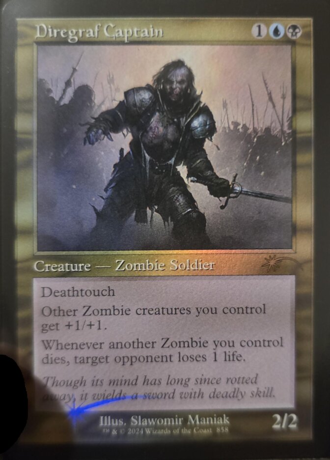 Diregraf Captain (Retro Frame) (Secret Lair) Light Play Foil