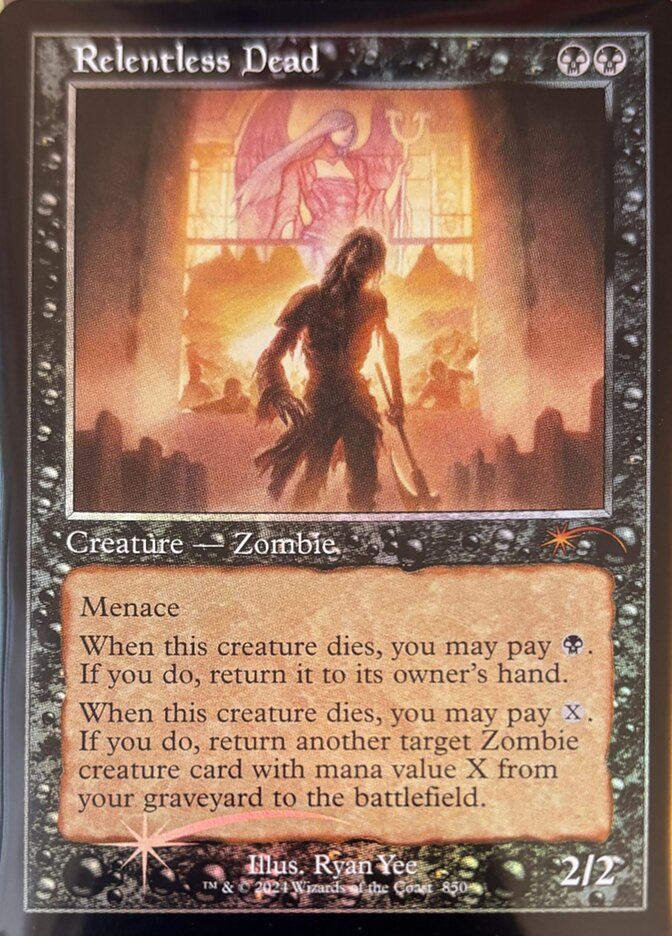 Relentless Dead (Retro Frame) (Secret Lair) Light Play Foil