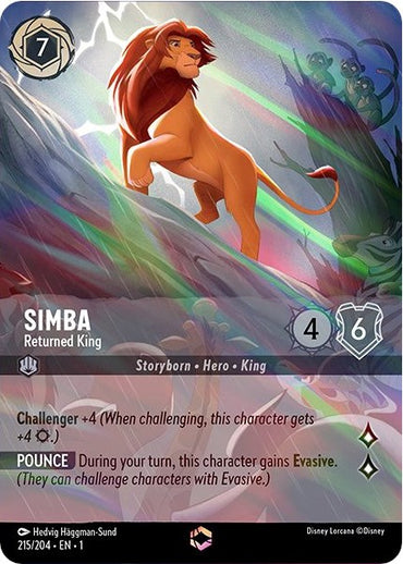 Simba - Returned King (Alternate Art) (215/204) [The First Chapter]